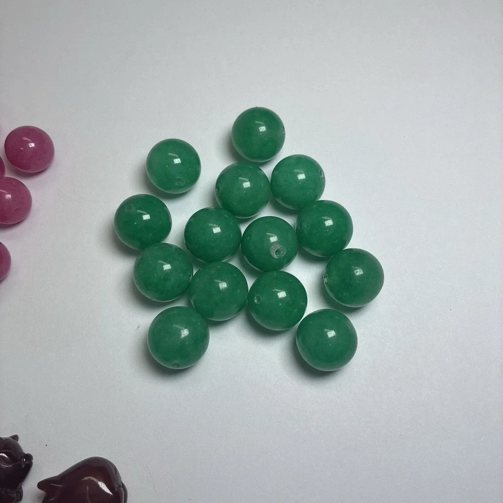 100+ Piece Natural Jadeite & Gemstone Bead Set for Jewelry Making Multicolor